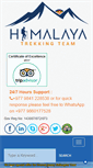 Mobile Screenshot of himalayatrekkingteam.com